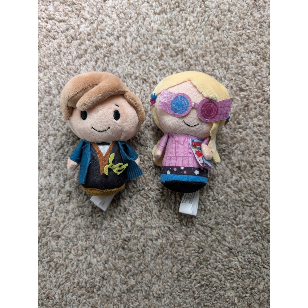 Hallmark Itty Bittys Plush 4in Harry Potter Luna Lovegood Newt Lot